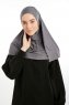 Feriha - HIjab Turban Viscose Gris Foncé