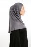 Feriha - HIjab Turban Viscose Gris Foncé