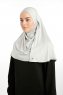 Feriha - HIjab Turban Viscose Gris Clair