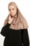 Feriha - HIjab Turban Viscose Marron Clair
