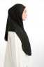 Bengi - Micro Krep Turban Hijab Noir