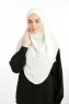 Bengi - Micro Krep Turban Hijab Crème