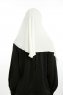 Bengi - Micro Krep Turban Hijab Crème