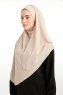 Bengi - Micro Krep Turban Hijab Taupe Clair