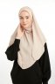 Bengi - Micro Krep Turban Hijab Taupe Clair