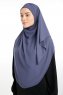 Bengi - Micro Krep Turban Hijab Royal Blue