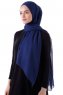 Hadise - Hijab Chiffon Bleu Marin