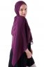 Hadise - Hijab Chiffon Violet Foncé