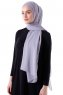 Hadise - Hijab Chiffon Gris Clair