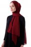 Hadise - Hijab Chiffon Bordeaux Foncé