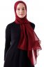 Hadise - Hijab Chiffon Bordeaux Foncé