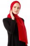 Hadise - Hijab Chiffon Rouge