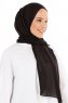 Esra - Hijab Chiffon Noir