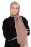 Esra - Hijab Chiffon Taupe Foncé