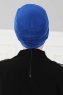Stella - Turban En Coton Bleu