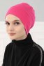 Stella - Turban En Coton Fuchsia