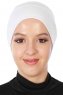 Stella - Turban En Coton Blanc