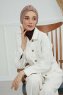 Laura - Turban En Coton Taupe