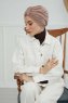 Laura - Turban En Coton Taupe