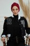 Laura - Turban En Coton Bordeaux