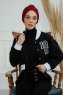 Laura - Turban En Coton Bordeaux