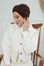Laura - Turban En Coton Marron