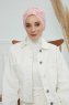 Laura - Turban En Coton Vieux Rose