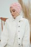 Laura - Turban En Coton Vieux Rose