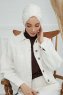 Laura - Turban En Coton Crème