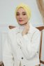 Laura - Turban En Coton Jaune