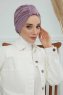 Laura - Turban En Coton Lilac