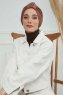 Laura - Turban En Coton Caramel