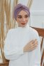 Astrid - Turban En Coton Lilac