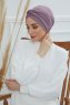 Astrid - Turban En Coton Lilac