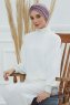 Astrid - Turban En Coton Lilac