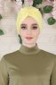 Agnes - Turban En Coton Jaune - Ayse Turban