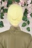 Agnes - Turban En Coton Jaune - Ayse Turban