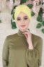 Agnes - Turban En Coton Jaune - Ayse Turban