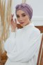 Agnes - Turban En Coton Lilac