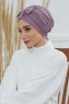Agnes - Turban En Coton Lilac