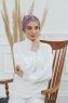 Agnes - Turban En Coton Lilac