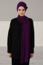 Bianca - Turban En Coton Violet