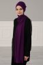 Bianca - Turban En Coton Violet