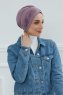 Linda - Turban En Coton Lilac