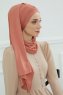 Rebecca - Turban En Coton Saumon