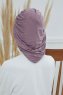 Isabella - Turban En Coton Lilac