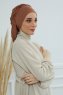 Isabella - Turban En Coton Caramel