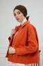 Ellie - Turban En Coton Marron