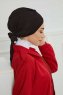 Ellie - Turban En Coton Noir