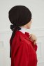Ellie - Turban En Coton Noir